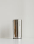 Electroplated Silver Ceramic Vase