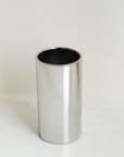 Electroplated Silver Ceramic Vase
