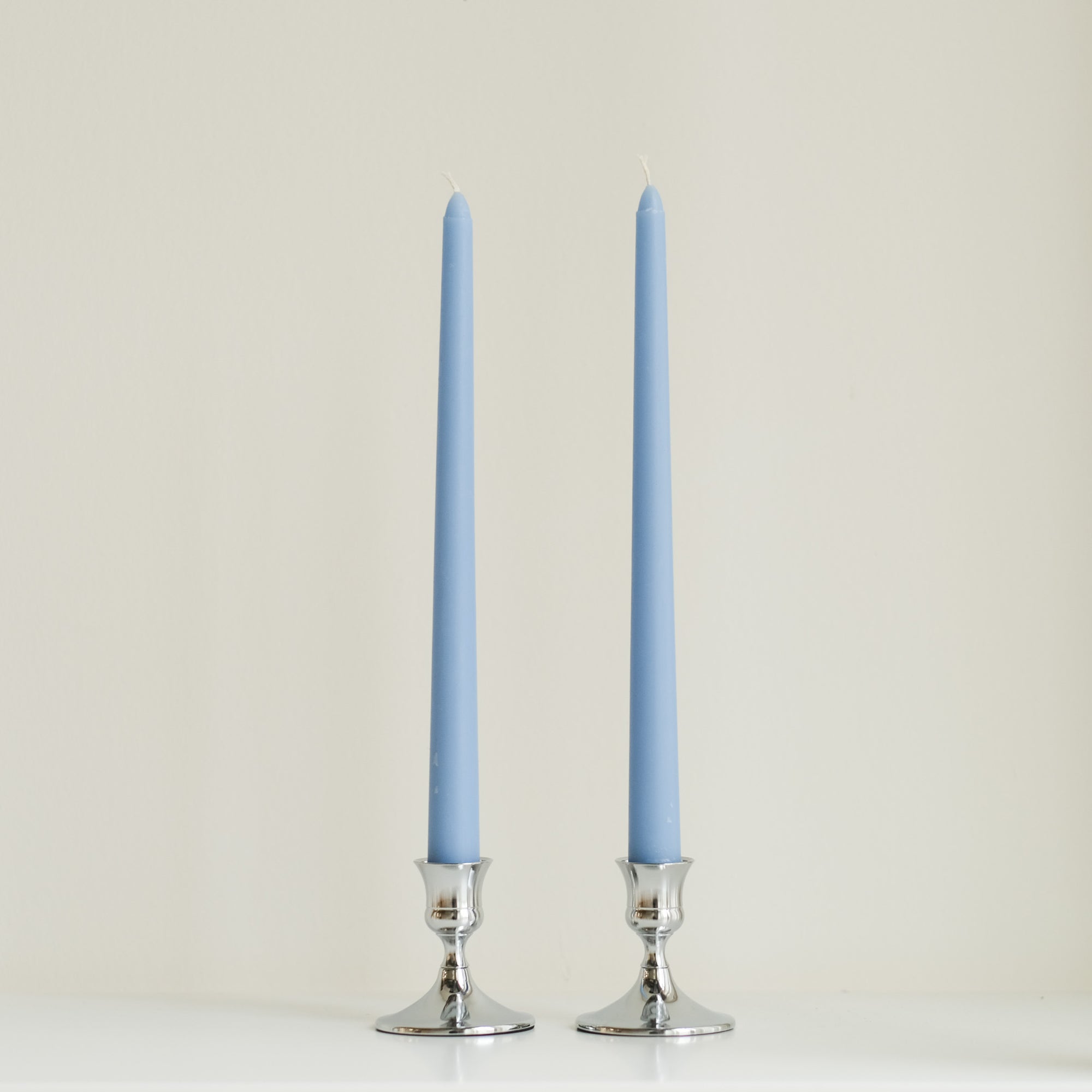 Silver Color Candle Holder (Pack of 2)