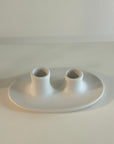 Oval Tiered Ceramic Holder (Pack of 2)