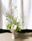 Lotus Pedestal Ceramic Vases