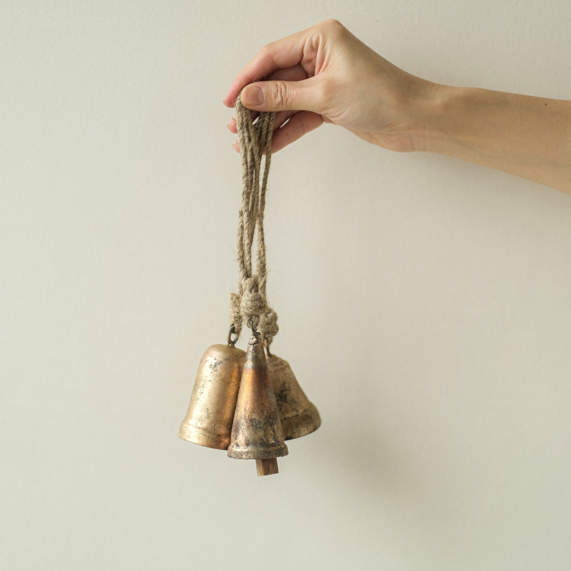 Handmade Rustic Iron Bells Set