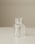 Ridged Glass Candle Holder (Pack of 10)