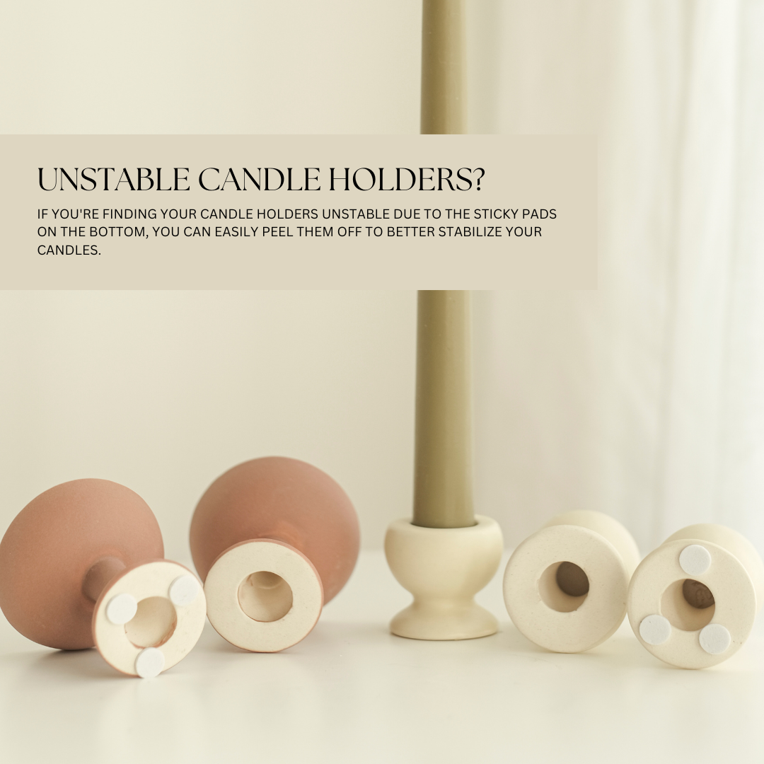 Creamy Pedestal Candle Holder (Pack of 10)