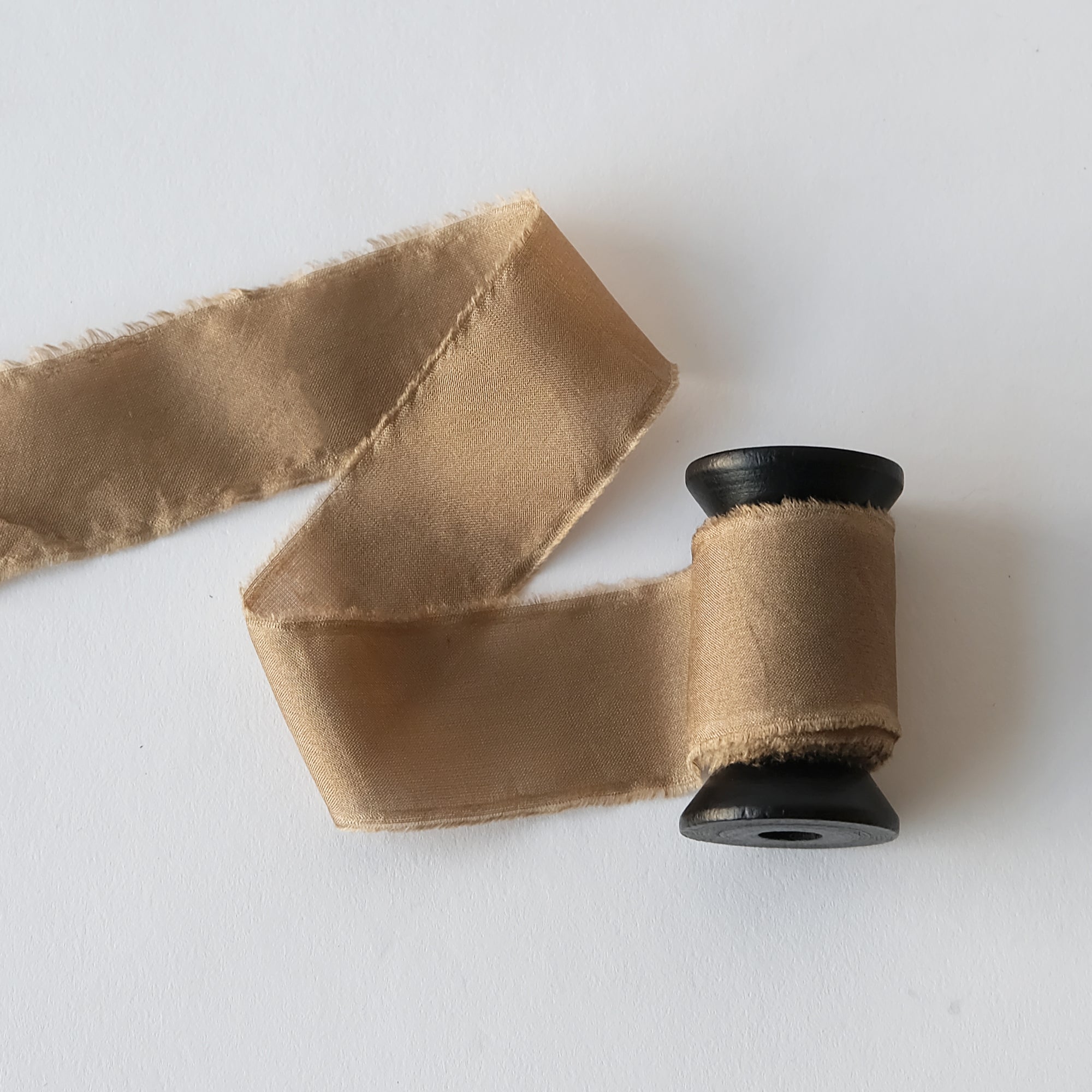 2.5cm × 5 Yards Habotai Silk Ribbon