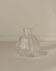 Small Glass Bud with Ribbed Texture
