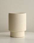 Modern Pedestal Ceramic Container
