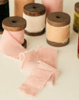 Hand Torn Velvet Ribbon