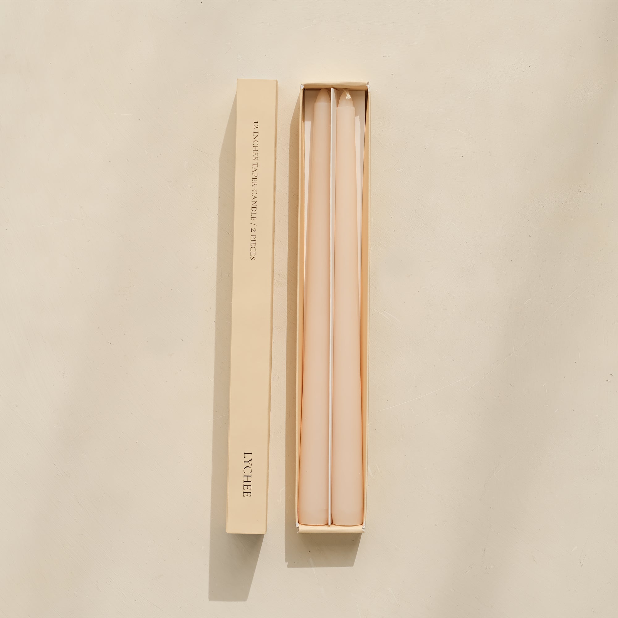 12 inch Soy Wax Taper Candle 2pcs/pack