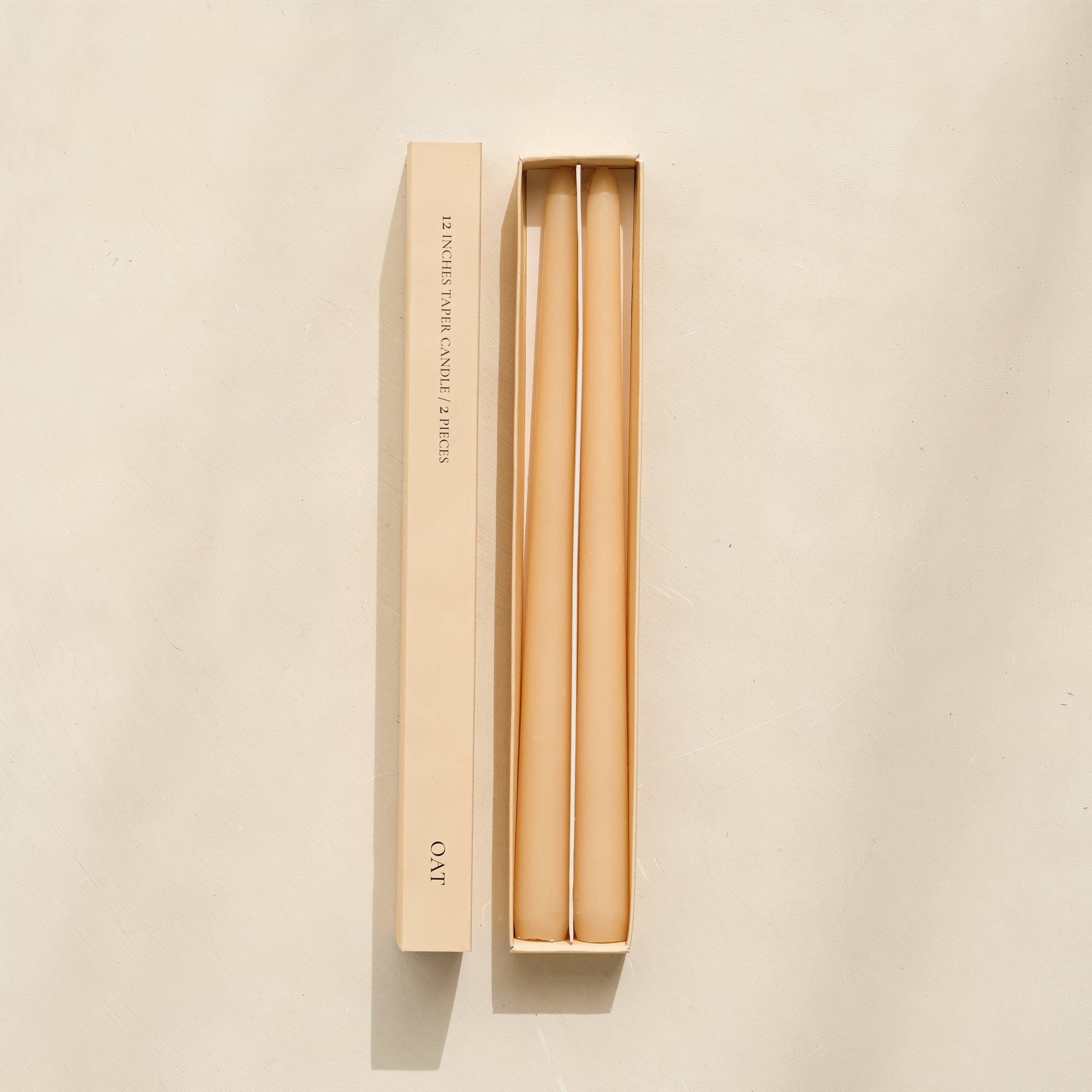 12 inch Soy Wax Taper Candle 2pcs/pack