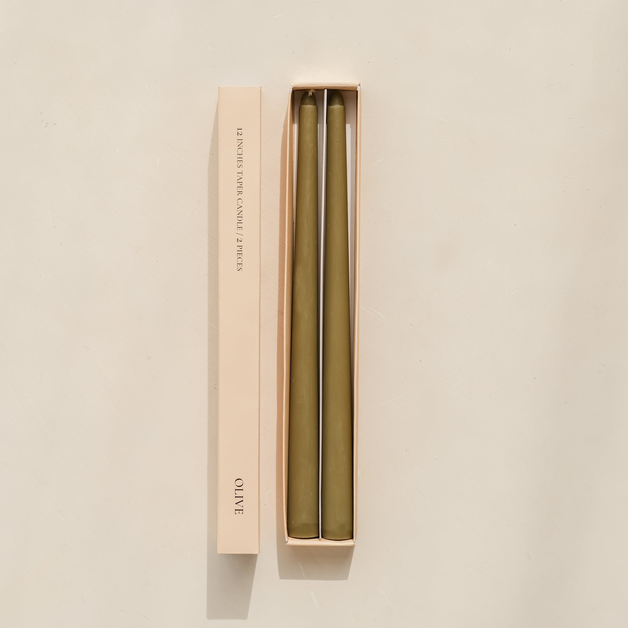 12 inch Soy Wax Taper Candle 2pcs/pack