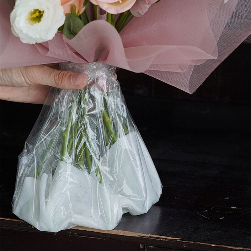 Water Retainer Bag for Bouquet (Pack of 50)