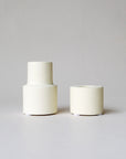 Creamy White Ceramic Candle Holder (Pack of 10)