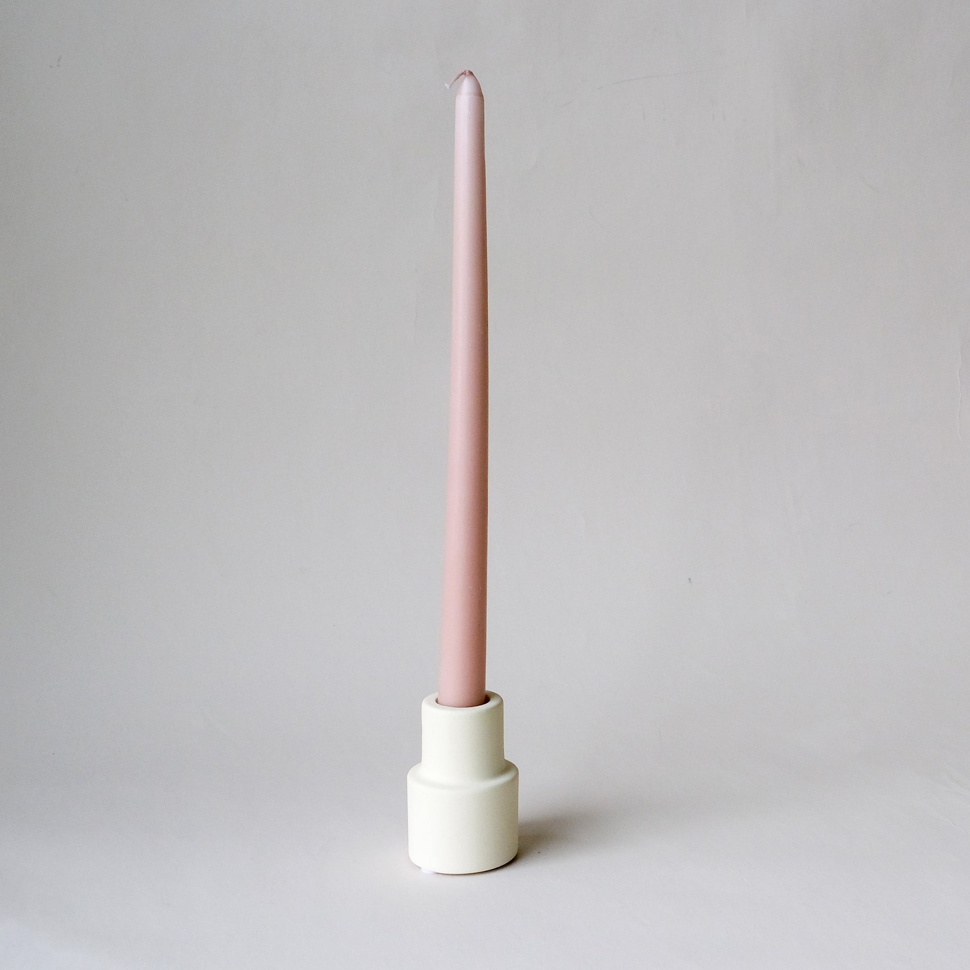 Creamy White Ceramic Candle Holder (Pack of 10)