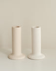 Ridge Ceramic Candle Holder (Pack of 10)