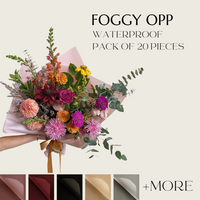 Colorful Foggy Waterproof Wrapping Paper – theflowerroomsupply