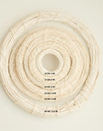 White Rattan Wreath