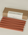 Luna by Camilia 12 inch Taper Candles 10 Pieces/Pack