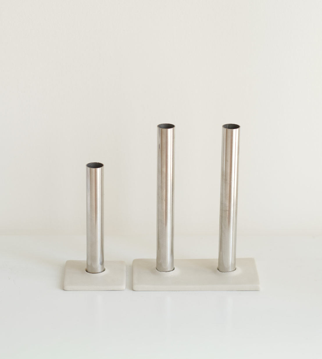 Forma Ceramic Candle holders (Pack of 2)