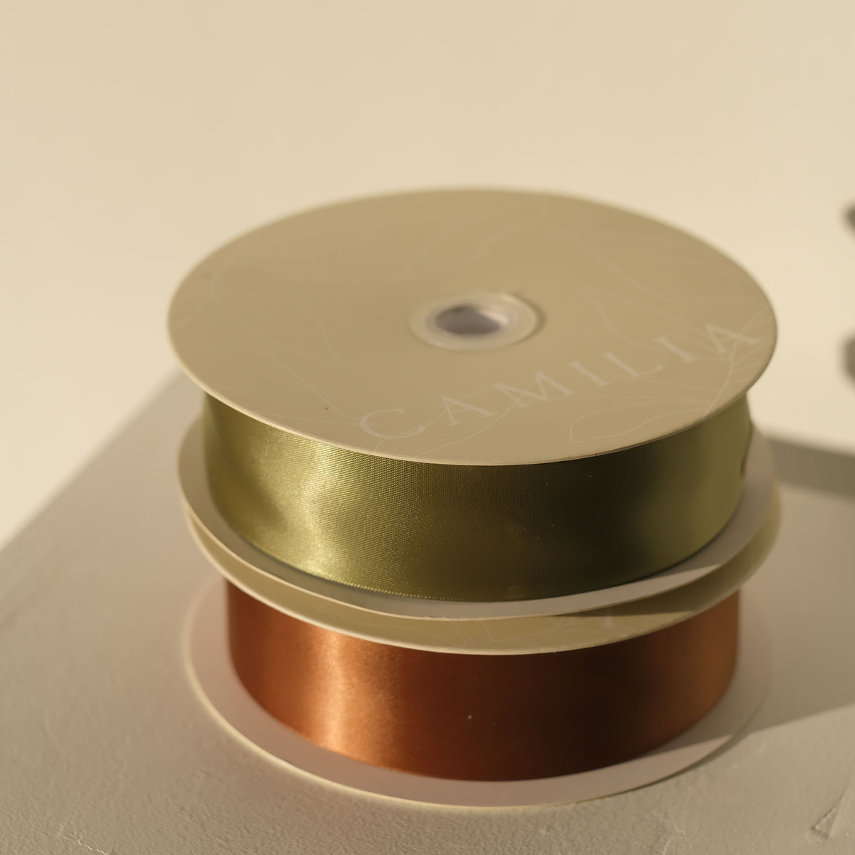 Side Ribbon Component Double Sided Satin Ribbon | Camilia Supply | Holiday Ribbons